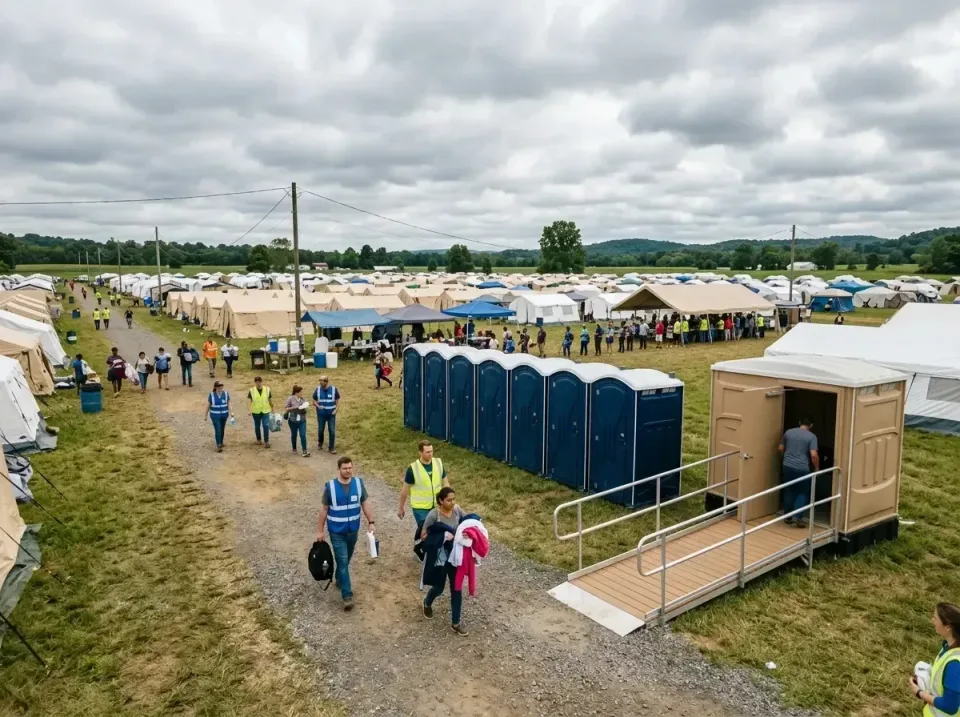 disaster-relief-camp-restrooms-010 — frequently asked questions, Dumpster & Portable Bathrooms Rental in Meridian, PA